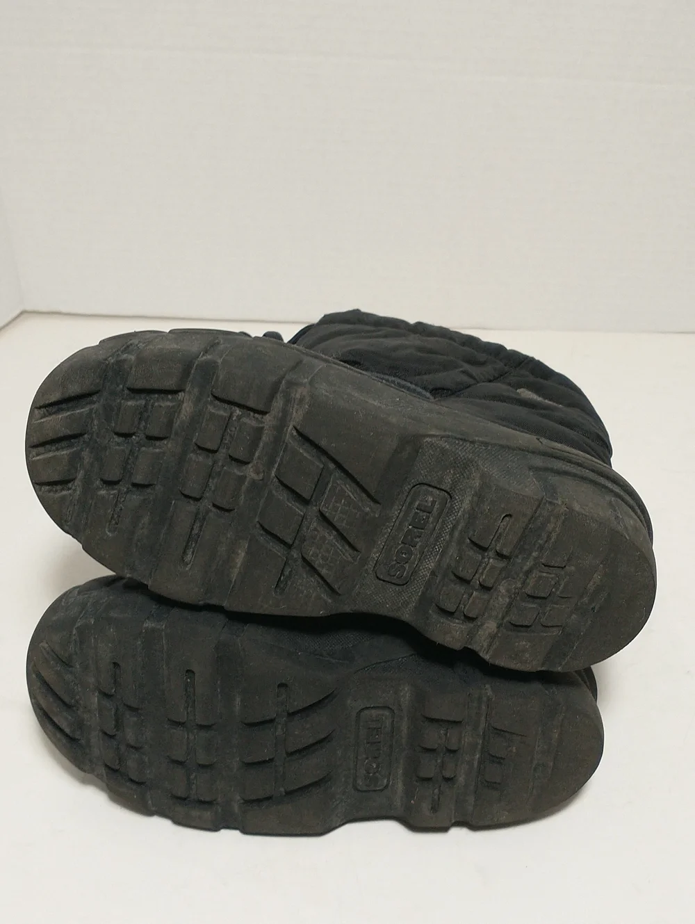 Sorel Cub Winter Boots, Waterproof / Warm, Size 12, Black, Removable Felt Liners